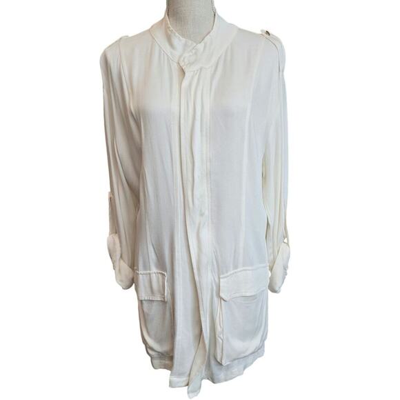 JLuxabel NWT Zip-up Cream Jacket Dress Sz Small - Picture 3 of 15